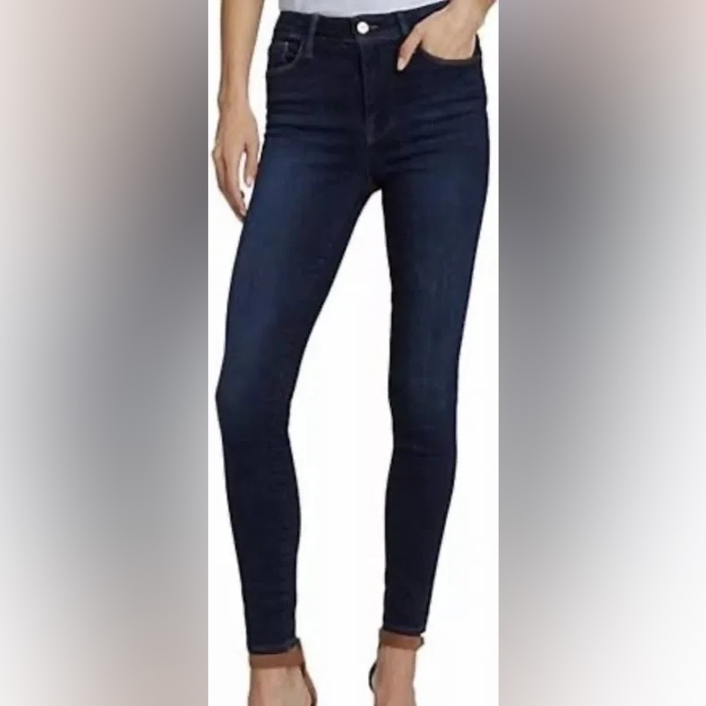 Frame Denim Dark Blue Le One Skinny  Women's Jeans